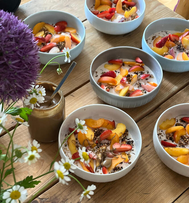 Liebevoll zubereitete vegetarische Speisen